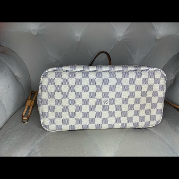 ♥️SOLD♥️Louis Vuitton Neverfull MM Damier Azur - Picture 5 of 8